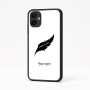 כיסוי בעיצוב אישי עם השם שלך לדגם - Samsung Galaxy A04 בעיצוב נוצת נוצה