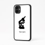 כיסוי בעיצוב אישי עם השם שלך לדגם - Samsung Galaxy A04 בעיצוב מיקרוסקופ