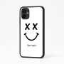 כיסוי בעיצוב אישי עם השם שלך לדגם - Samsung Galaxy A04 בעיצוב סמיילי