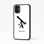 כיסוי בעיצוב אישי עם השם שלך לדגם - Samsung Galaxy A04 בעיצוב טלסקופ