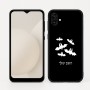 כיסוי בעיצוב אישי עם השם שלך לדגם - Samsung Galaxy A04 בעיצוב עטלפים
