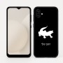 כיסוי בעיצוב אישי עם השם שלך לדגם - Samsung Galaxy A04 בעיצוב תנין