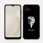 כיסוי בעיצוב אישי עם השם שלך לדגם - Samsung Galaxy A04 בעיצוב ראש סוס