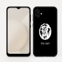 כיסוי בעיצוב אישי עם השם שלך לדגם - Samsung Galaxy A04 בעיצוב פני אריה