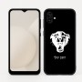 כיסוי בעיצוב אישי עם השם שלך לדגם - Samsung Galaxy A04 בעיצוב פני פנטרה