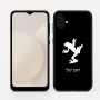 כיסוי בעיצוב אישי עם השם שלך לדגם - Samsung Galaxy A04 בעיצוב צפרדע טרופית