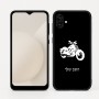 כיסוי בעיצוב אישי עם השם שלך לדגם - Samsung Galaxy A04 בעיצוב הארלי-דיווידסון