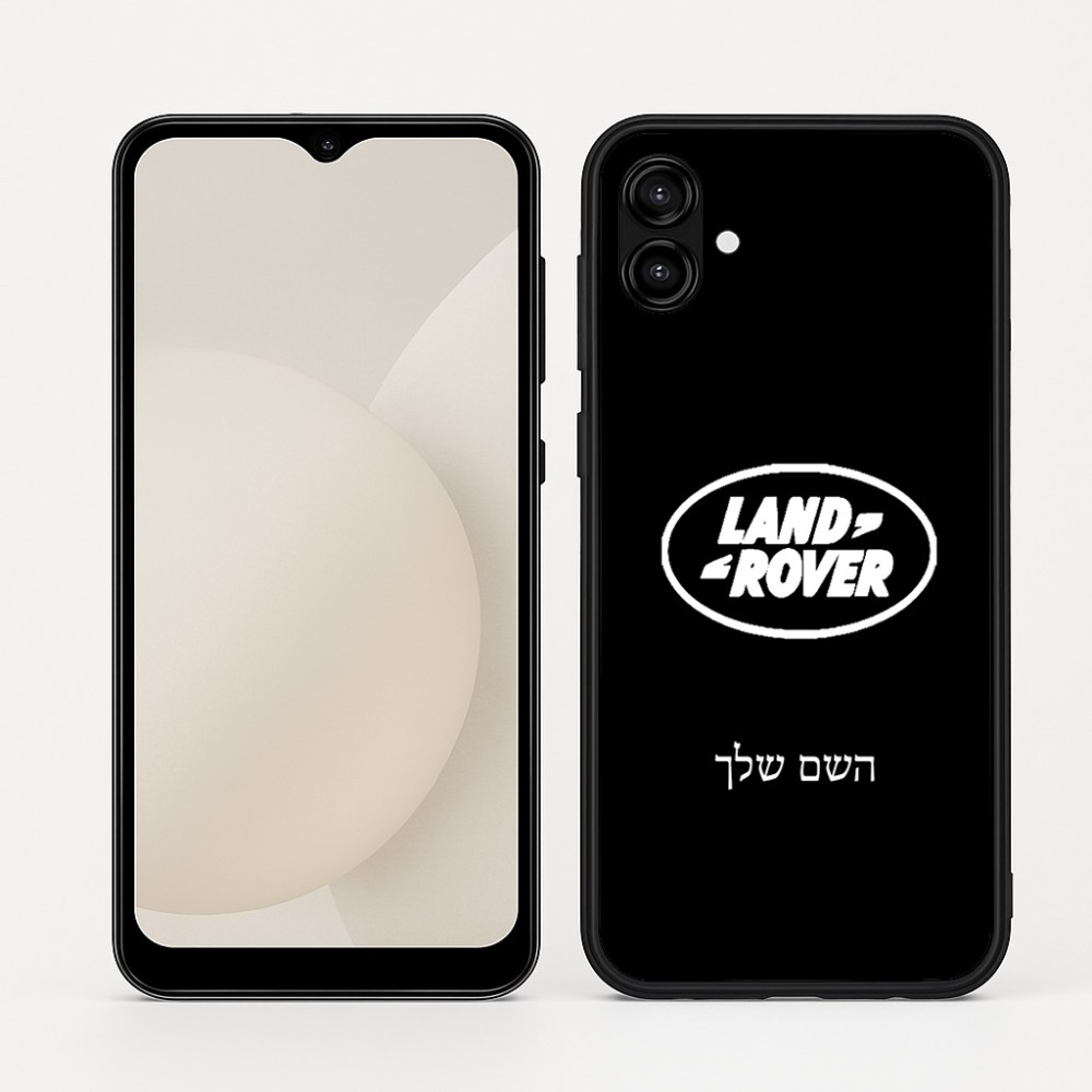 כיסוי בעיצוב אישי עם השם שלך לדגם - Samsung Galaxy A04 בעיצוב לנד רובר