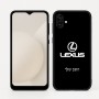 כיסוי בעיצוב אישי עם השם שלך לדגם - Samsung Galaxy A04 בעיצוב לקסוס