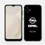 כיסוי בעיצוב אישי עם השם שלך לדגם - Samsung Galaxy A04 בעיצוב אופל