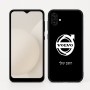 כיסוי בעיצוב אישי עם השם שלך לדגם - Samsung Galaxy A04 בעיצוב וולוו