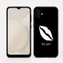 כיסוי בעיצוב אישי עם השם שלך לדגם - Samsung Galaxy A04 בעיצוב שפתיים - נשיקה