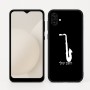 כיסוי בעיצוב אישי עם השם שלך לדגם - Samsung Galaxy A04 בעיצוב סקסופון