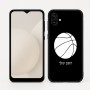 כיסוי בעיצוב אישי עם השם שלך לדגם - Samsung Galaxy A04 בעיצוב כדורסל