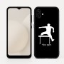 כיסוי בעיצוב אישי עם השם שלך לדגם - Samsung Galaxy A04 בעיצוב קפיצת משוכות