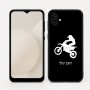 כיסוי בעיצוב אישי עם השם שלך לדגם - Samsung Galaxy A04 בעיצוב מוטוקרוס