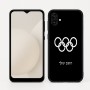 כיסוי בעיצוב אישי עם השם שלך לדגם - Samsung Galaxy A04 בעיצוב אולימפי