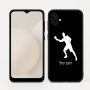 כיסוי בעיצוב אישי עם השם שלך לדגם - Samsung Galaxy A04 בעיצוב שחקן פינג פונג