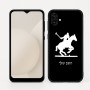 כיסוי בעיצוב אישי עם השם שלך לדגם - Samsung Galaxy A04 בעיצוב שחקן פולו - סוס