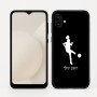 כיסוי בעיצוב אישי עם השם שלך לדגם - Samsung Galaxy A04 בעיצוב שחקנית כדורגל - אישה