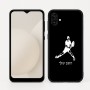 כיסוי בעיצוב אישי עם השם שלך לדגם - Samsung Galaxy A04 בעיצוב שחקן טניס