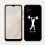 כיסוי בעיצוב אישי עם השם שלך לדגם - Samsung Galaxy A04 בעיצוב הרמת משקולות