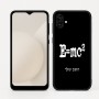 כיסוי בעיצוב אישי עם השם שלך לדגם - Samsung Galaxy A04 בעיצוב נוסחת אלברט איינשטיין