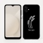 כיסוי בעיצוב אישי עם השם שלך לדגם - Samsung Galaxy A04 בעיצוב חיטה גלית זהב