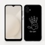 כיסוי בעיצוב אישי עם השם שלך לדגם - Samsung Galaxy A04 בעיצוב יד