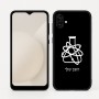 כיסוי בעיצוב אישי עם השם שלך לדגם - Samsung Galaxy A04 בעיצוב מעבדה