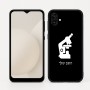 כיסוי בעיצוב אישי עם השם שלך לדגם - Samsung Galaxy A04 בעיצוב מיקרוסקופ