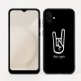 כיסוי בעיצוב אישי עם השם שלך לדגם - Samsung Galaxy A04 בעיצוב יד סלע