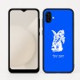 כיסוי בעיצוב אישי עם השם שלך לדגם - Samsung Galaxy A04 בעיצוב ארנב מחזיק גזר
