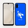 כיסוי בעיצוב אישי עם השם שלך לדגם - Samsung Galaxy A04 בעיצוב עקרב