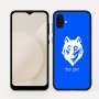 כיסוי בעיצוב אישי עם השם שלך לדגם - Samsung Galaxy A04 בעיצוב זאב