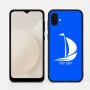 כיסוי בעיצוב אישי עם השם שלך לדגם - Samsung Galaxy A04 בעיצוב סירה