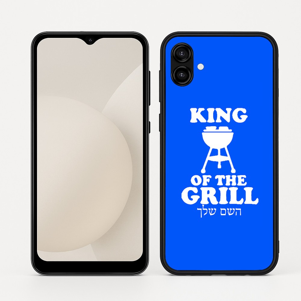 כיסוי בעיצוב אישי עם השם שלך לדגם - Samsung Galaxy A04 בעיצוב מלך הגריל