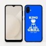 כיסוי בעיצוב אישי עם השם שלך לדגם - Samsung Galaxy A04 בעיצוב מלך הגריל