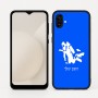כיסוי בעיצוב אישי עם השם שלך לדגם - Samsung Galaxy A04 בעיצוב צוללן