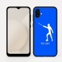 כיסוי בעיצוב אישי עם השם שלך לדגם - Samsung Galaxy A04 בעיצוב לוחם סייף