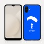כיסוי בעיצוב אישי עם השם שלך לדגם - Samsung Galaxy A04 בעיצוב צניחה חופשית