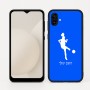 כיסוי בעיצוב אישי עם השם שלך לדגם - Samsung Galaxy A04 בעיצוב שחקנית כדורגל - אישה