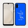 כיסוי בעיצוב אישי עם השם שלך לדגם - Samsung Galaxy A04 בעיצוב שחקן כדורעף