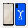 כיסוי בעיצוב אישי עם השם שלך לדגם - Samsung Galaxy A04 בעיצוב הרמת משקולות