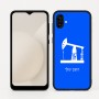 כיסוי בעיצוב אישי עם השם שלך לדגם - Samsung Galaxy A04 בעיצוב באר נפט