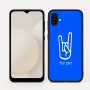 כיסוי בעיצוב אישי עם השם שלך לדגם - Samsung Galaxy A04 בעיצוב יד סלע