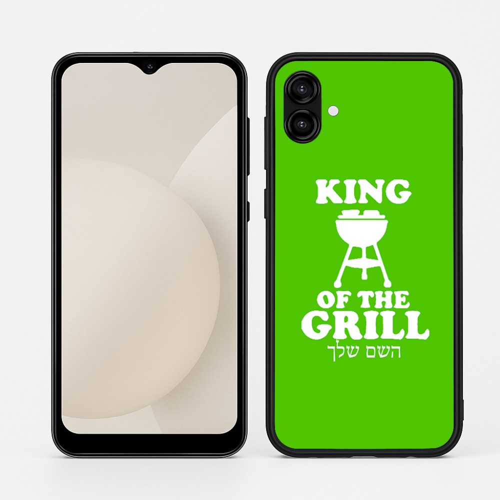 כיסוי בעיצוב אישי עם השם שלך לדגם - Samsung Galaxy A04 בעיצוב מלך הגריל