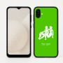כיסוי בעיצוב אישי עם השם שלך לדגם - Samsung Galaxy A04 בעיצוב מזלות - תאומים