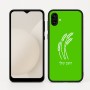 כיסוי בעיצוב אישי עם השם שלך לדגם - Samsung Galaxy A04 בעיצוב חיטה גלית זהב