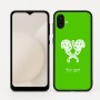 כיסוי בעיצוב אישי עם השם שלך לדגם - Samsung Galaxy A04 בעיצוב פרחי קרן